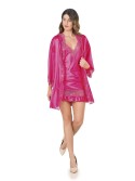 Set de dama din doua piese cu dantela fucsia PIZ274 - Magazin online - Boutique